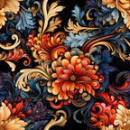Imperial Florals Pattern 7 Minky Fabric