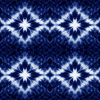 Indigo Shibori Tie Dye Pattern 11 Minky Fabric