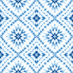 Indigo Shibori Tie Dye Pattern 2 Minky Fabric