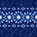 Indigo Shibori Tie Dye Pattern 21 Minky Fabric