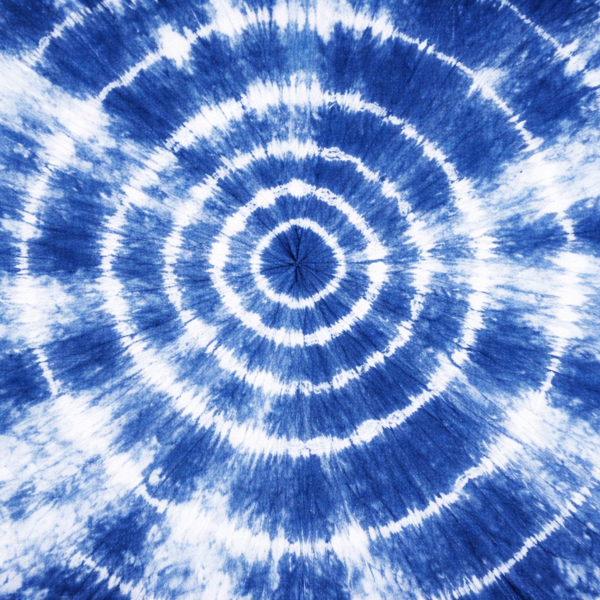 Indigo Shibori Tie Dye Pattern 30 Minky Fabric