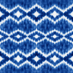 Indigo Shibori Tie Dye Pattern 6 Minky Fabric