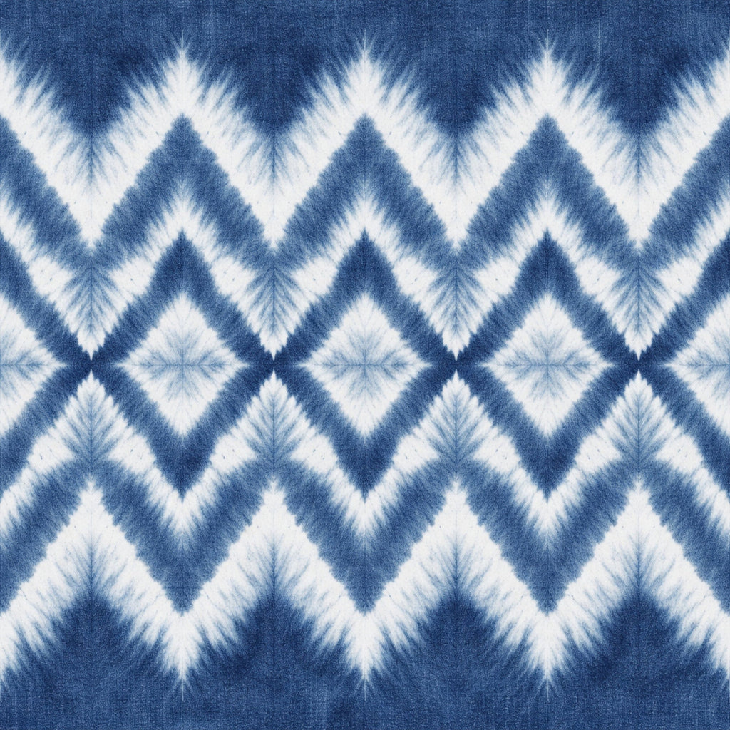 Indigo Shibori Tie Dye Pattern 8 Minky Fabric