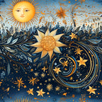Infinite Galaxy Pattern 4 Minky Fabric