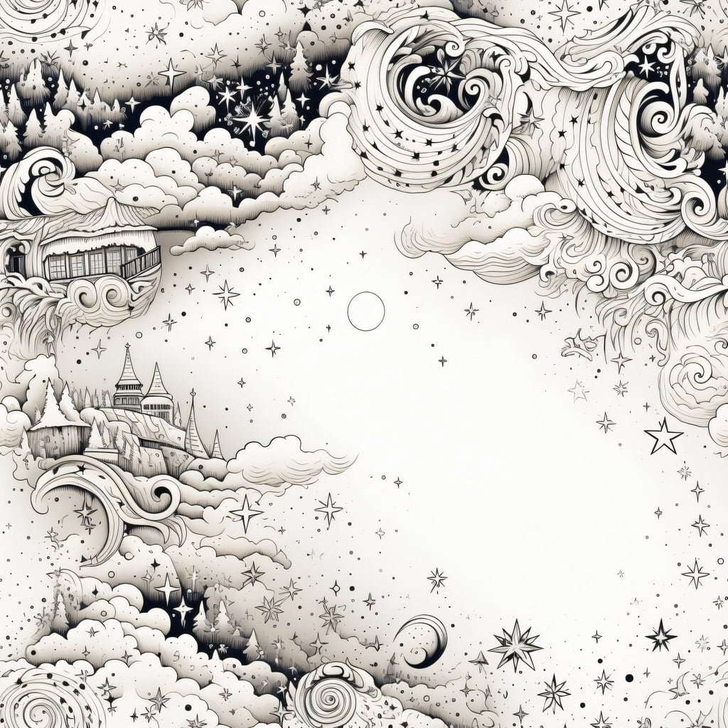 Infinite Galaxy Pattern 5 Minky Fabric