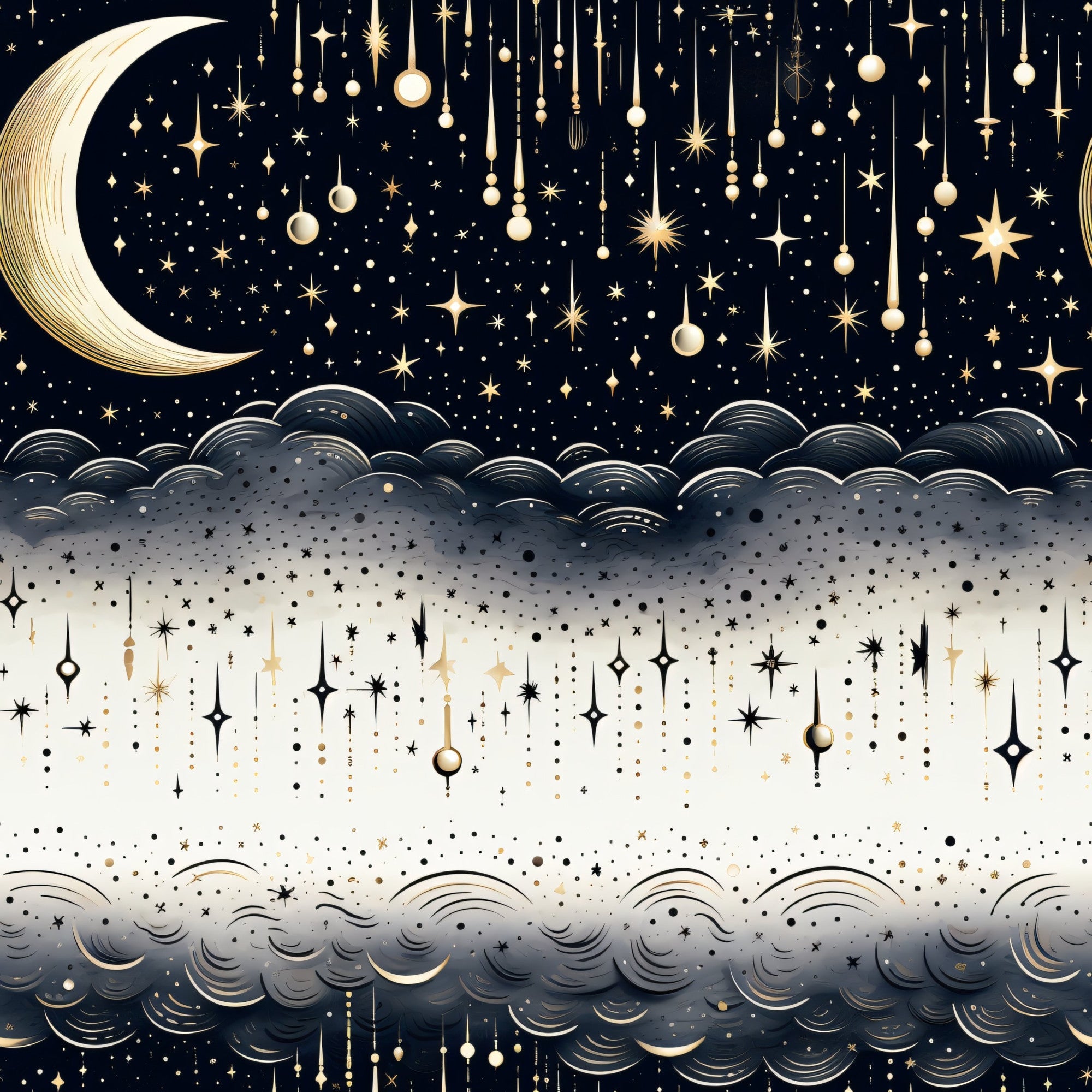 Infinite Galaxy Pattern 6 Minky Fabric