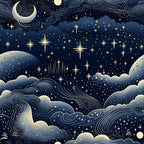 Infinite Galaxy Pattern 7 Minky Fabric