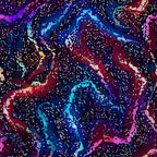 Galaxy Glaze Pattern 3 Minky Fabric