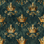 Gilded Regalia Pattern 1 Minky Fabric