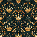 Gilded Regalia Pattern 2 Minky Fabric