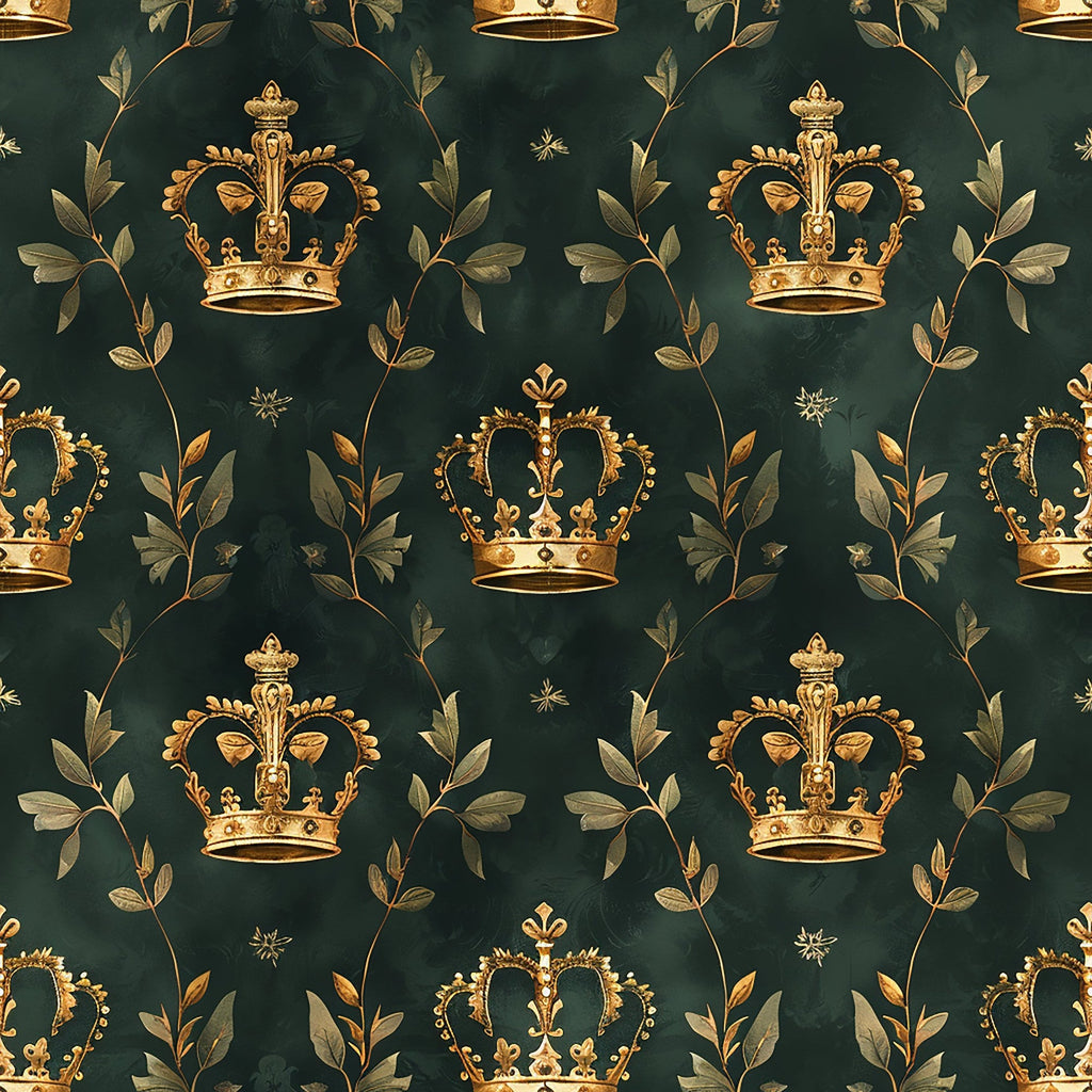 Gilded Regalia Pattern 3 Minky Fabric
