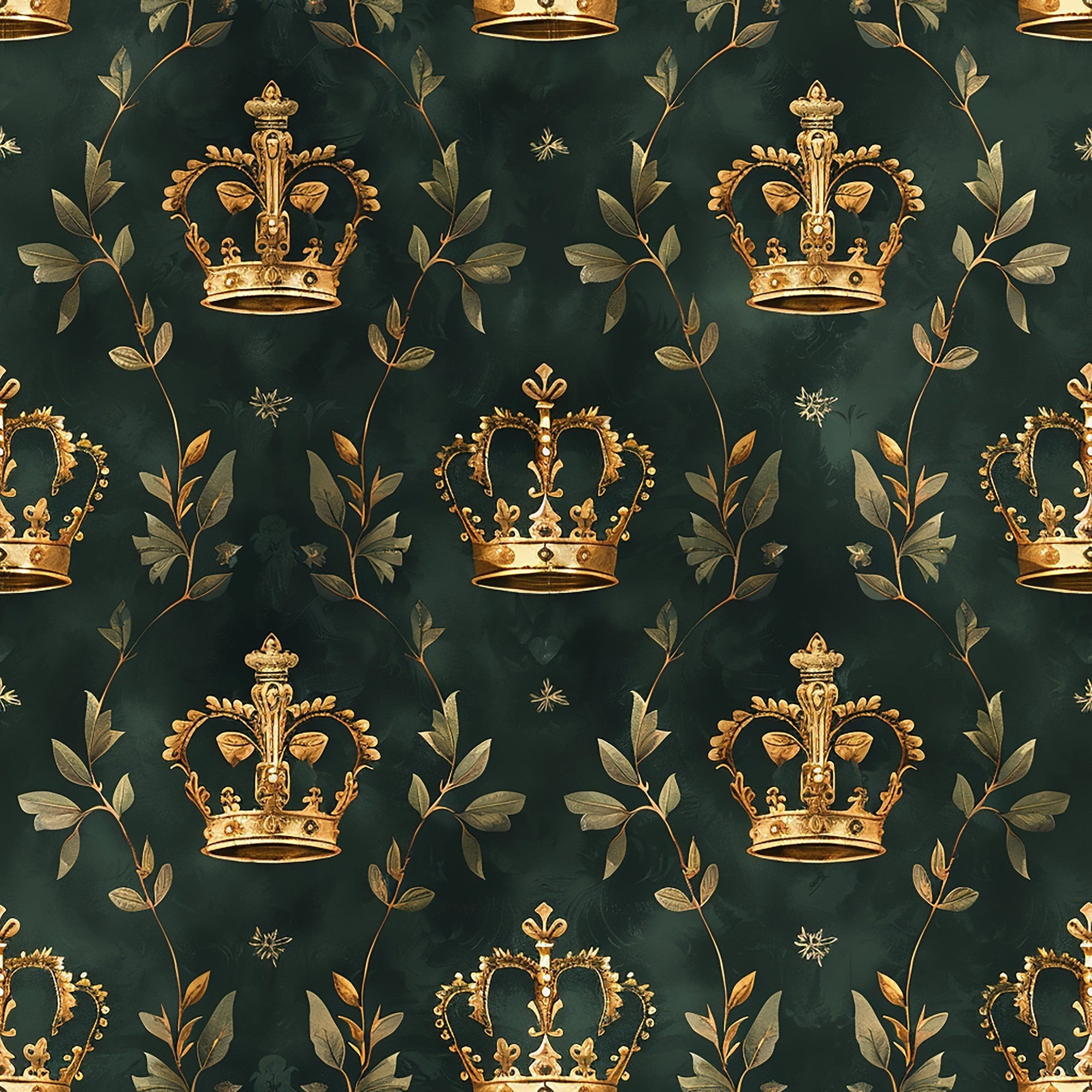 Gilded Regalia Pattern 3 Minky Fabric
