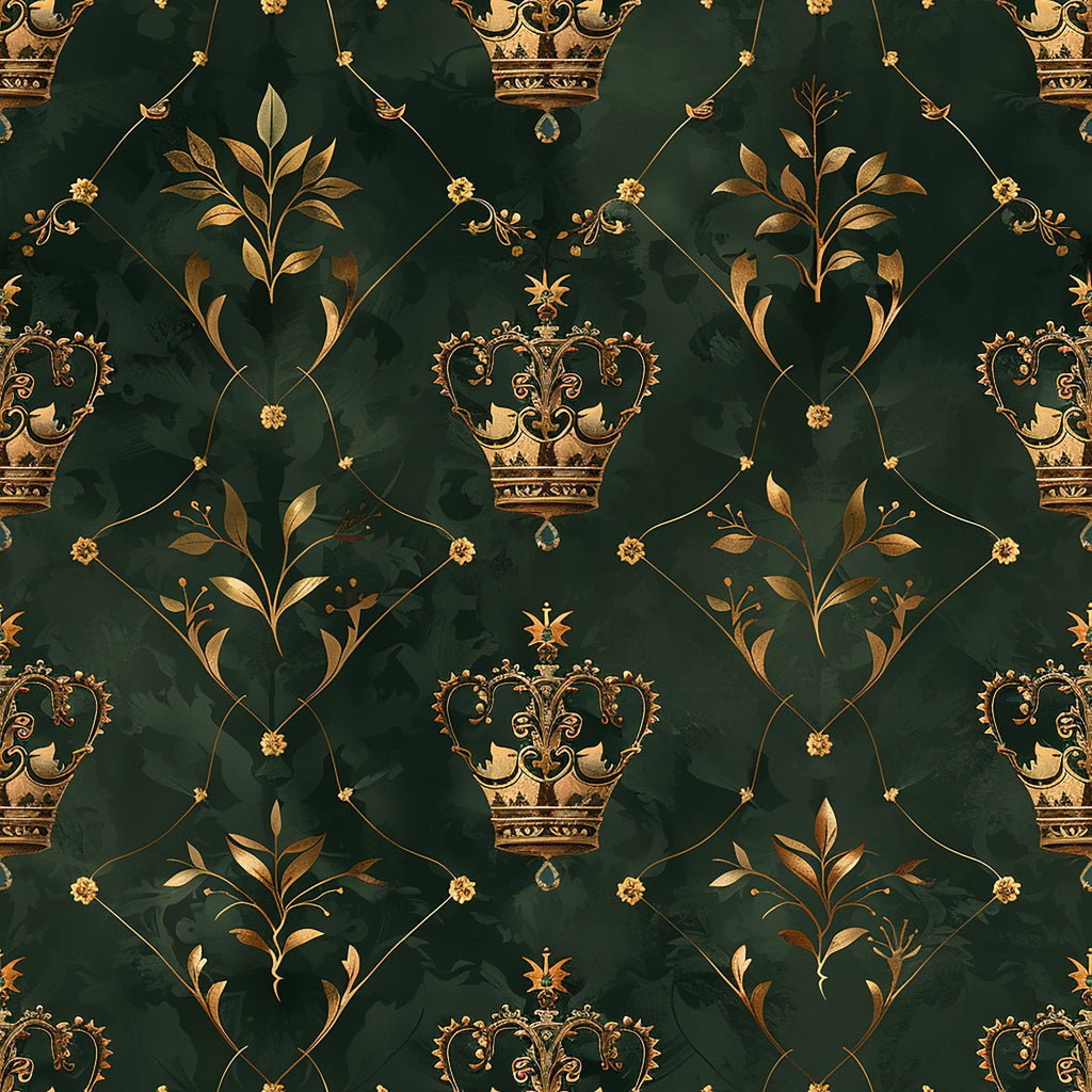 Gilded Regalia Pattern 4 Minky Fabric
