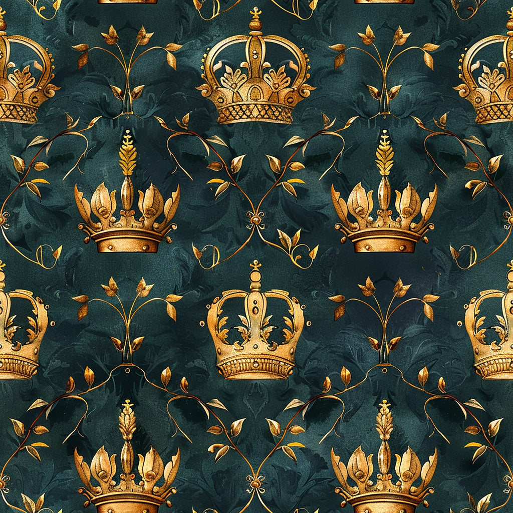Gilded Regalia Pattern 5 Minky Fabric