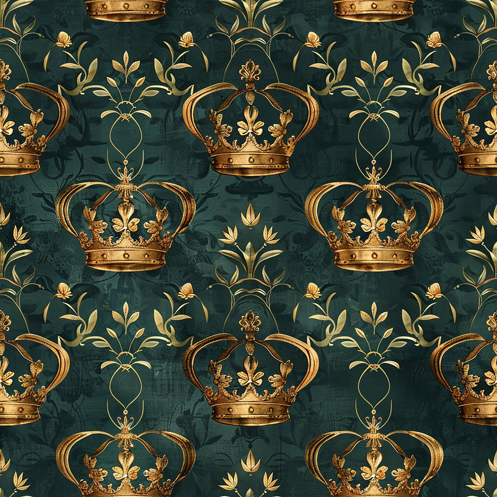 Gilded Regalia Pattern 6 Minky Fabric