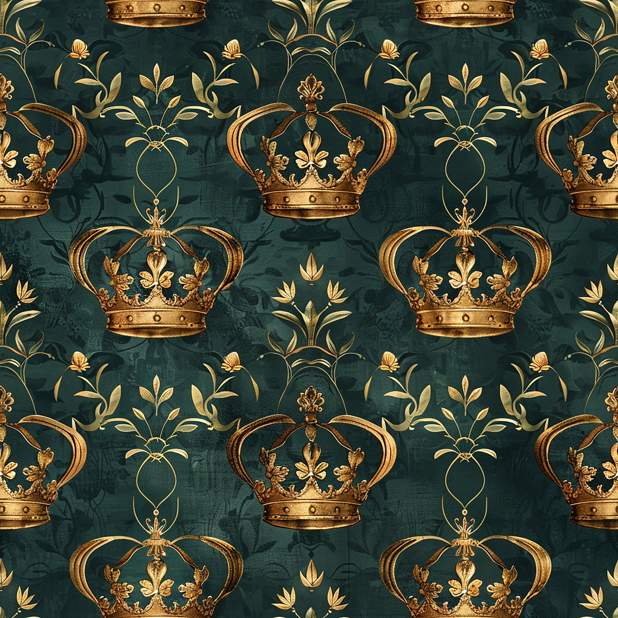 Gilded Regalia Pattern 6 Minky Fabric