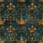 Gilded Regalia Pattern 8 Minky Fabric