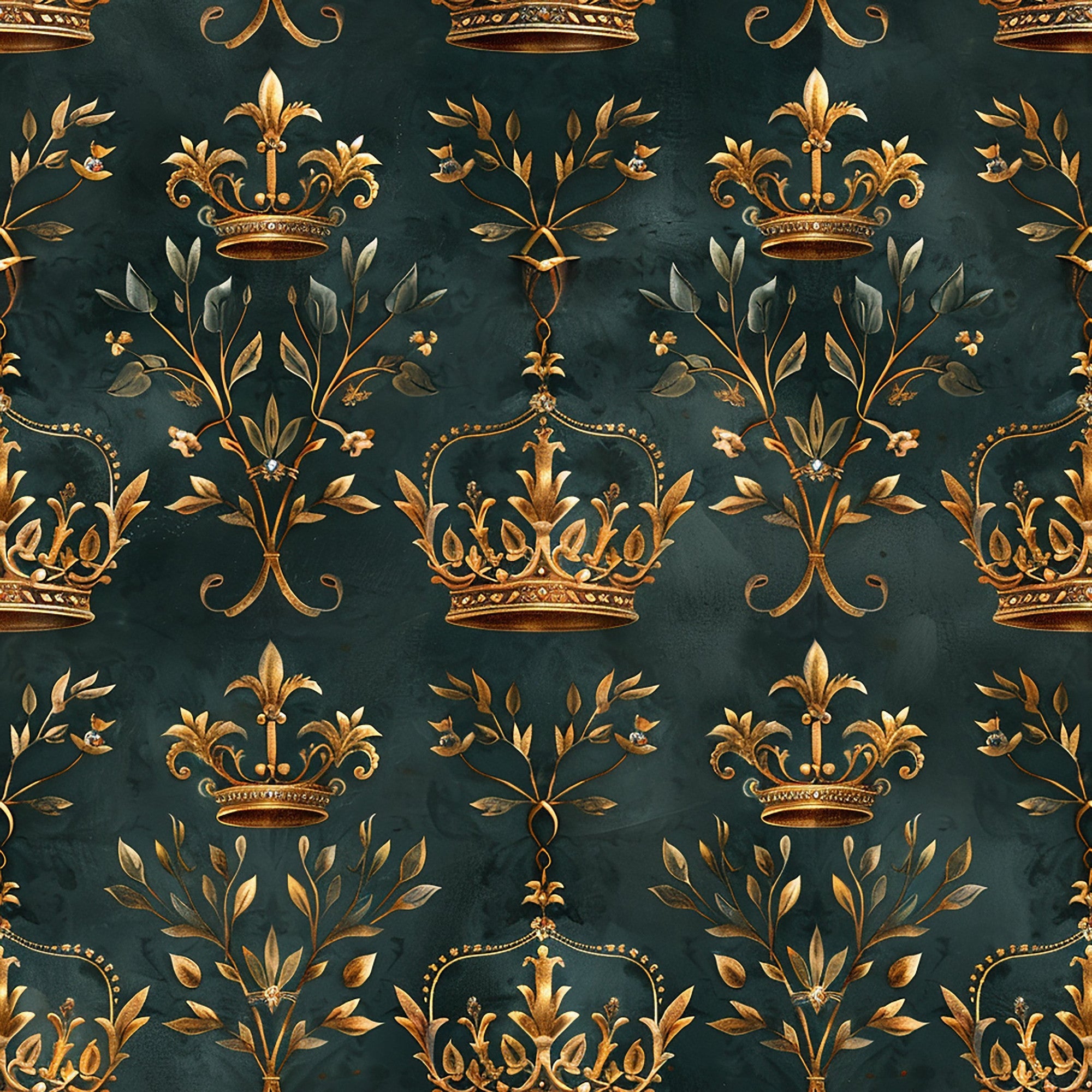 Gilded Regalia Pattern 8 Minky Fabric