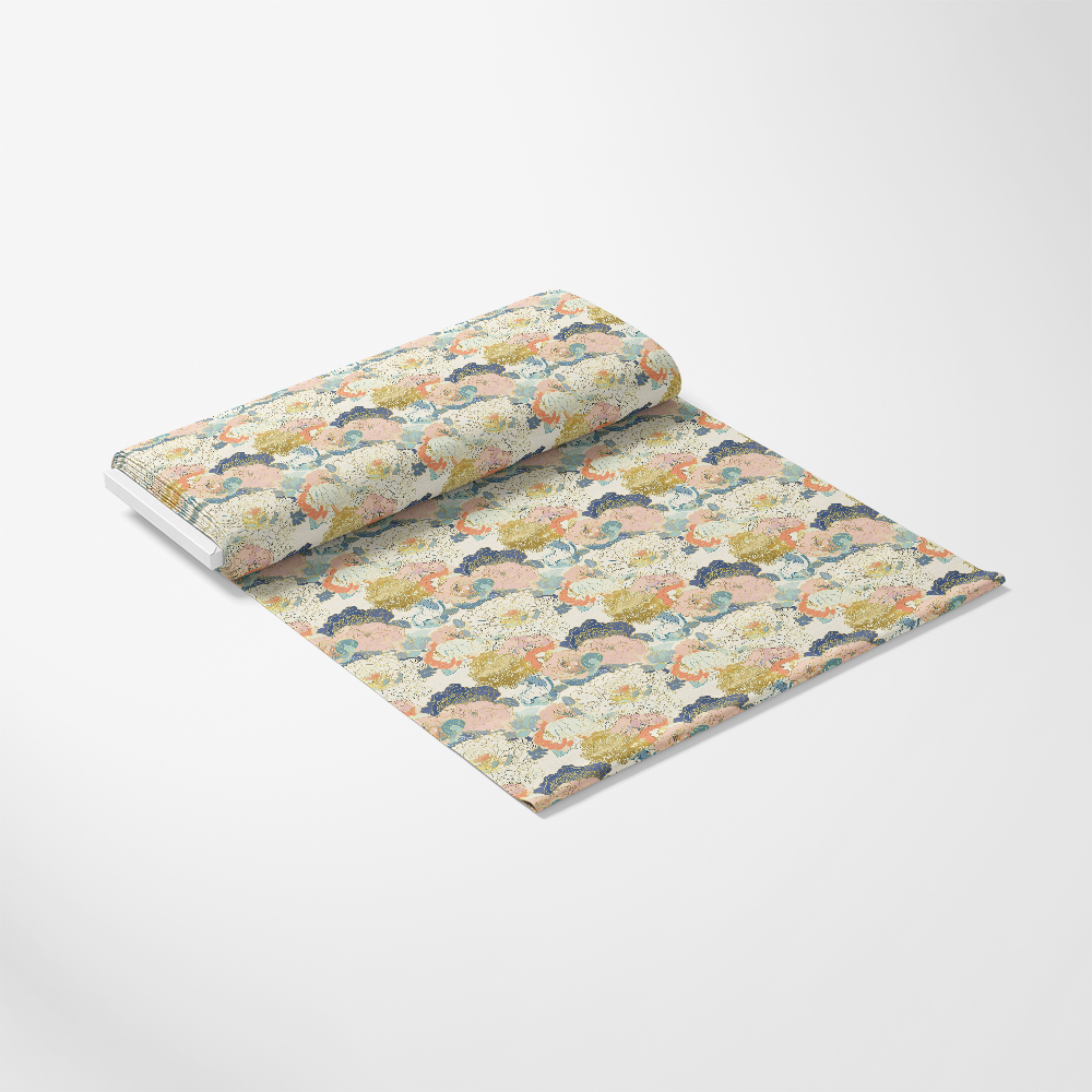 Japanese Blossoms Pattern 10 Quilting Cotton Fabric