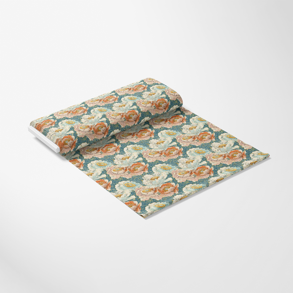 Japanese Blossoms Pattern 12 Quilting Cotton Fabric