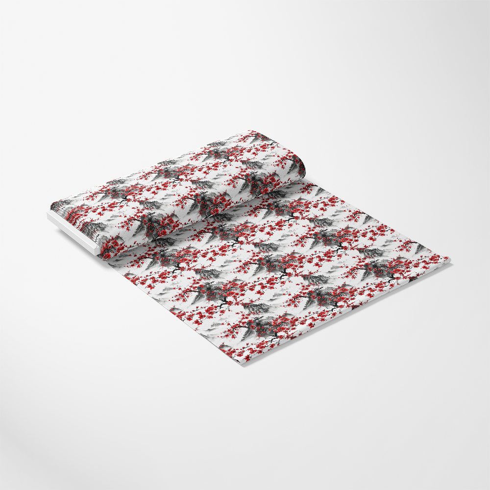 Japanese Cherry Blossoms 1 Quilting Cotton Fabric