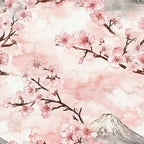 Sakura Summit Pattern 2 Minky Fabric