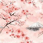 Sakura Summit Pattern 9 Minky Fabric