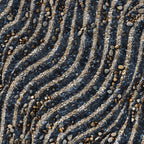 Japanese Zen Garden Pattern 6 Minky Fabric