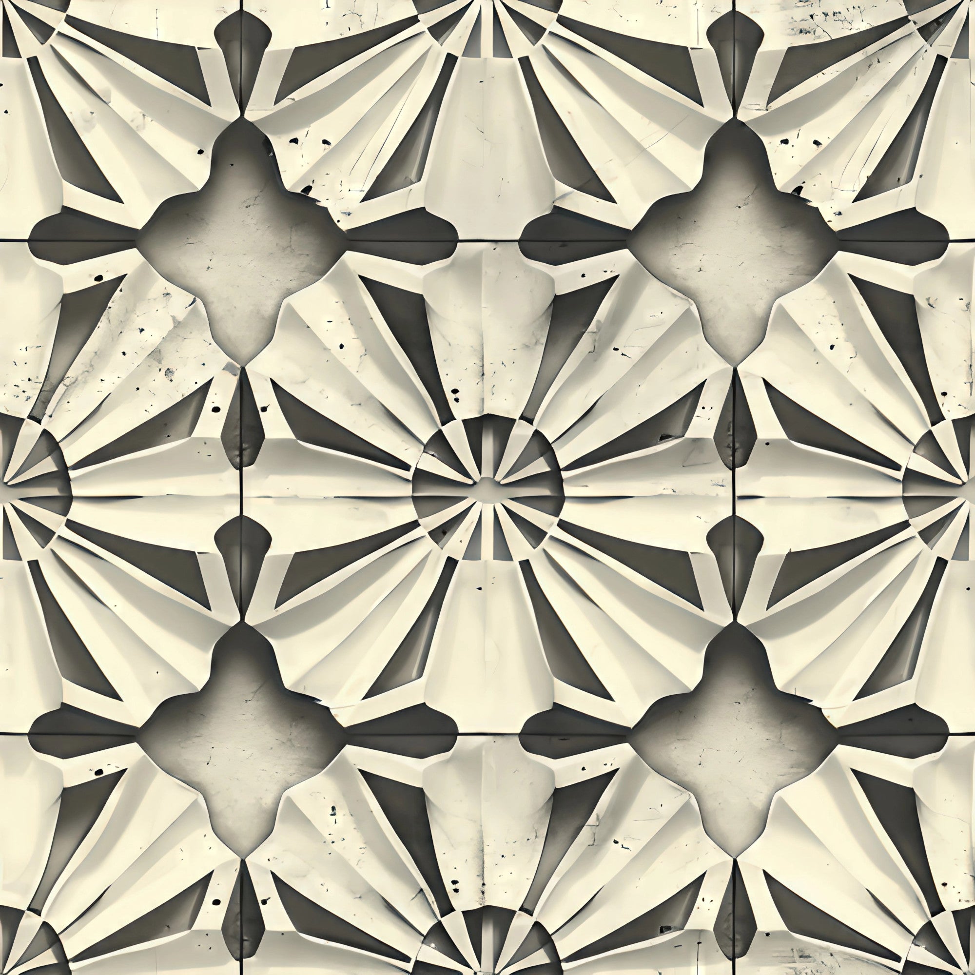 Japanese Zen Garden Pattern 7 Minky Fabric