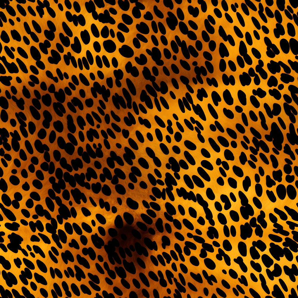 orange, black, leopard print, cheetah spots, animal pattern, jungle theme, wild cat, spotted design, golden yellow, safari print,, fabric panel, exotic animals, wildlife pattern, big cat spots, savanna theme, predator print, feline pattern, tropical design, adventure theme