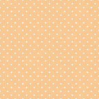 peach background, white polka dots, small circles, geometric pattern,, fabric panel, kawaii style, halloween theme, cute cats, orange tone, repeating dots, craft fabric, sewing material, autumn colors, playful design, japanese inspired, seasonal fabric, cotton material