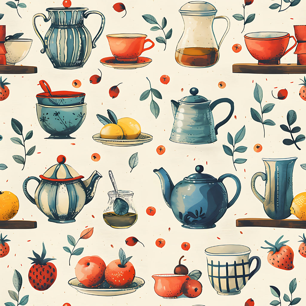 Vintage Pantry Pattern 10 Minky Fabric
