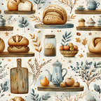 Vintage Pantry Pattern 2 Minky Fabric