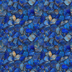 lapis lazuli, gemstones, blue stones, deep blue, cobalt blue, navy blue, gold veining, mineral pattern, rock texture, geological, crystal formation,, fabric panel, seamless repeat, natural stones, precious stones, mosaic pattern, irregular shapes, lustrous finish, earthy tones