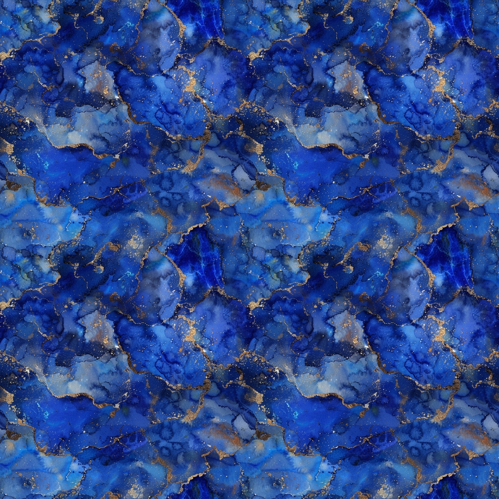 cobalt blue, sapphire blue, navy blue, gold veining, lapis lazuli, gemstone pattern, marble texture, mineral design, luxurious, crystalline, rock formation, geological, natural stone,, fabric panel, deep blue, metallic accents, organic shapes, sophisticated, elegant