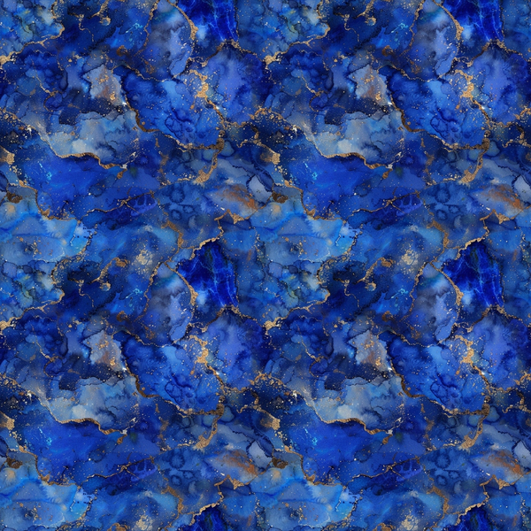 cobalt blue, sapphire blue, navy blue, gold veining, lapis lazuli, gemstone pattern, marble texture, mineral design, luxurious, crystalline, rock formation, geological, natural stone,, fabric panel, deep blue, metallic accents, organic shapes, sophisticated, elegant