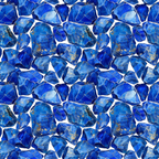 blue, sapphire blue, navy blue, lapis lazuli, gemstone pattern, mineral design, rock formation, crystalline texture, geometric shapes, natural stones,, fabric panel, repetitive pattern, jewel tones, earthy accents, geological theme, seamless design, craft fabric, piecing fabric, mineral collection