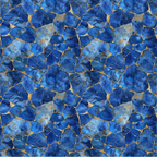deep blue, sapphire blue, cobalt blue, gold veining, lapis lazuli, gemstone pattern, mineral texture, crystalline structure, marbled effect, geological design, luxurious appearance, metallic accents, natural stone, rock formation,, fabric panel, seamless repeat, organic shapes, jewel tones, elegant pattern
