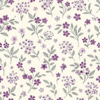 Lilac Ribbon Trellis Pattern 12 Minky Fabric