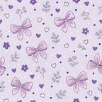 Lilac Ribbon Trellis Pattern 13 Minky Fabric