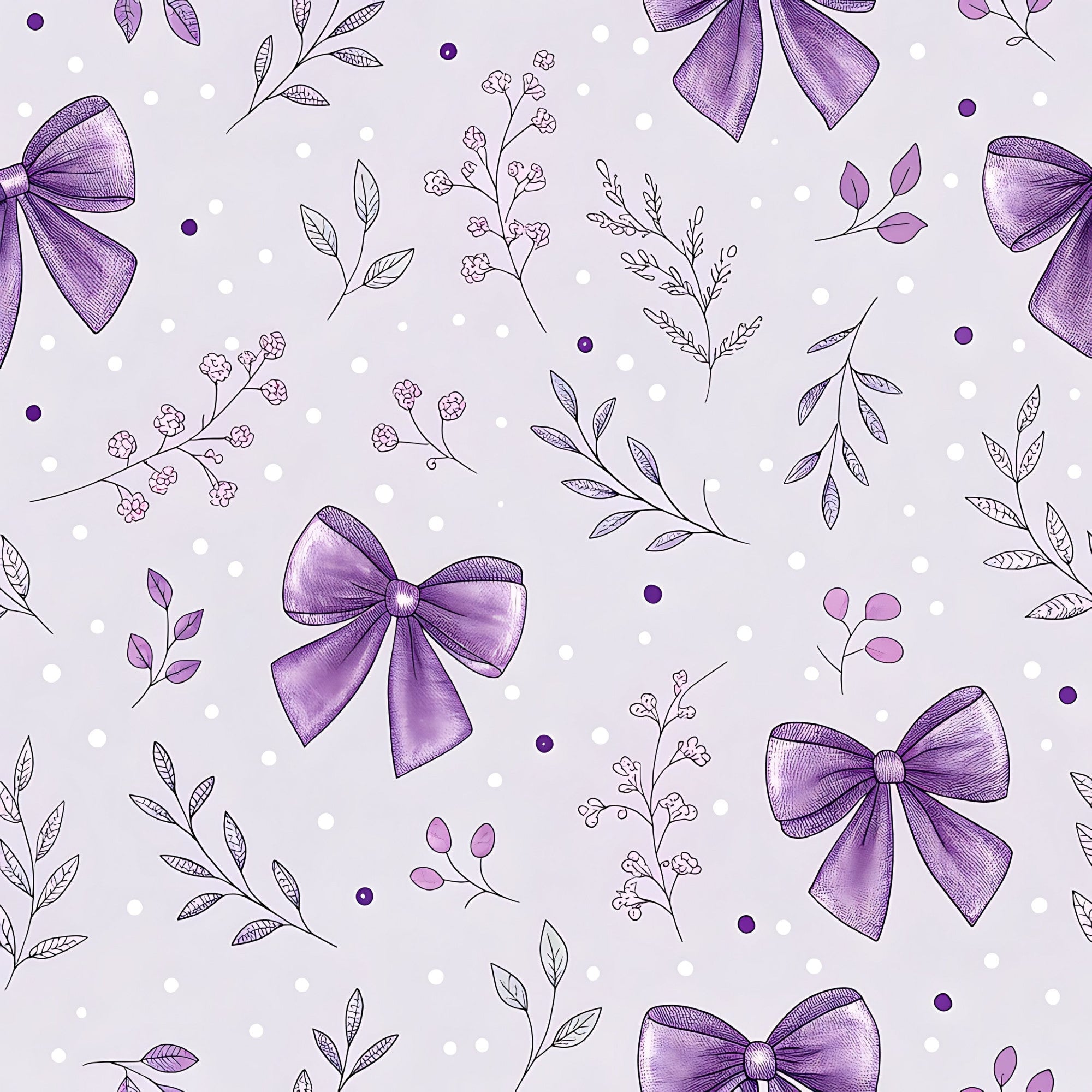 Lilac Ribbon Trellis Pattern 8 Minky Fabric