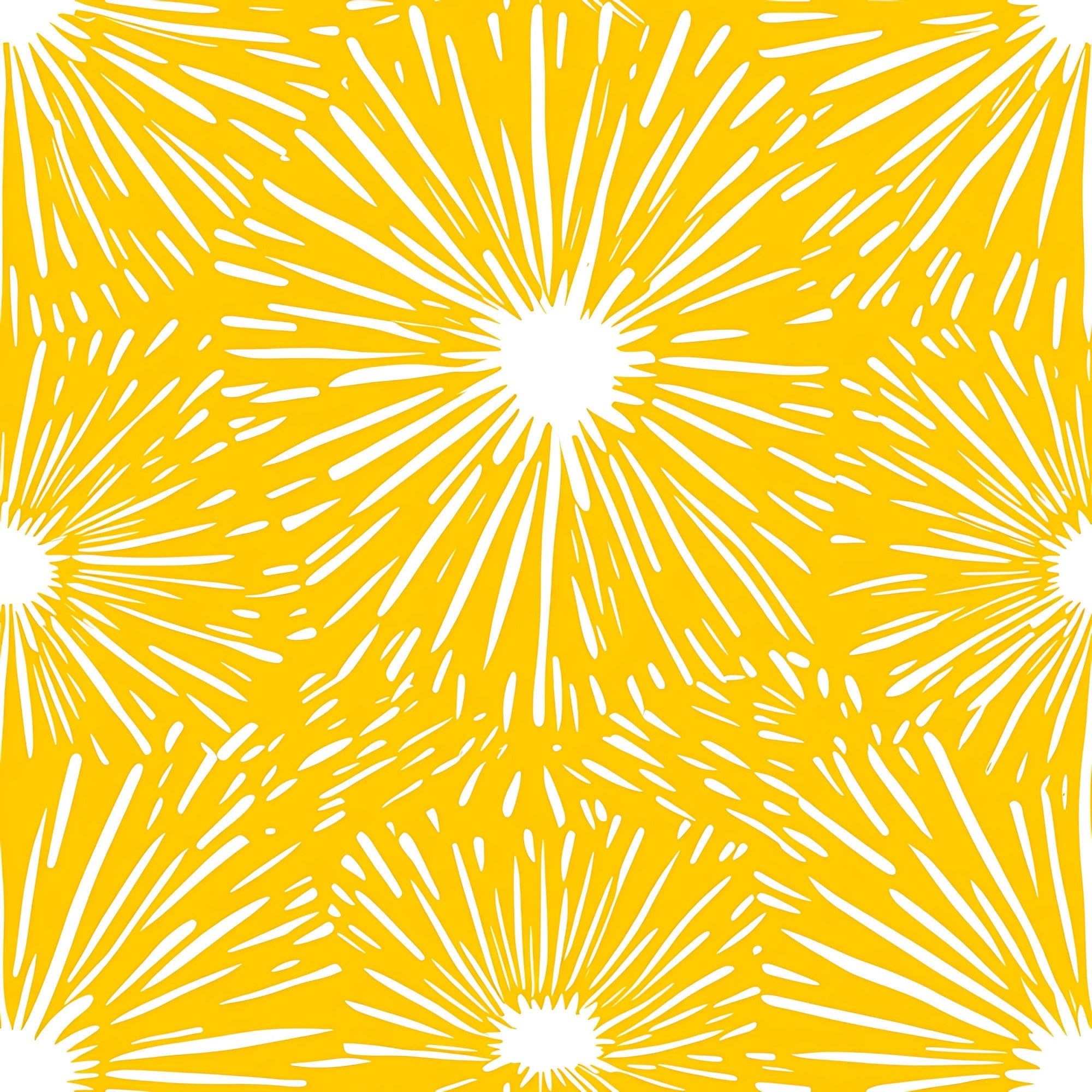 Lemon Burst Pattern 12 Minky Fabric