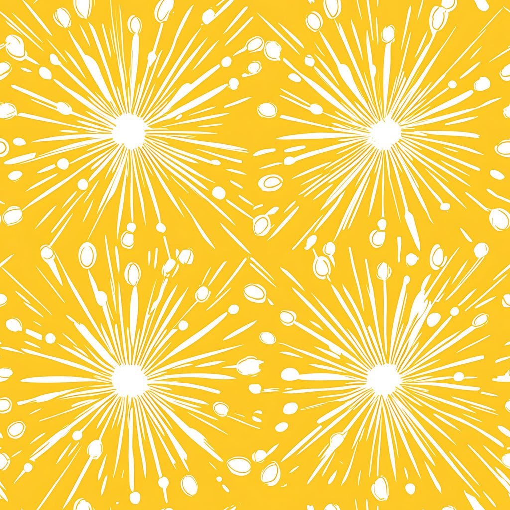 Lemon Burst Pattern 13 Minky Fabric