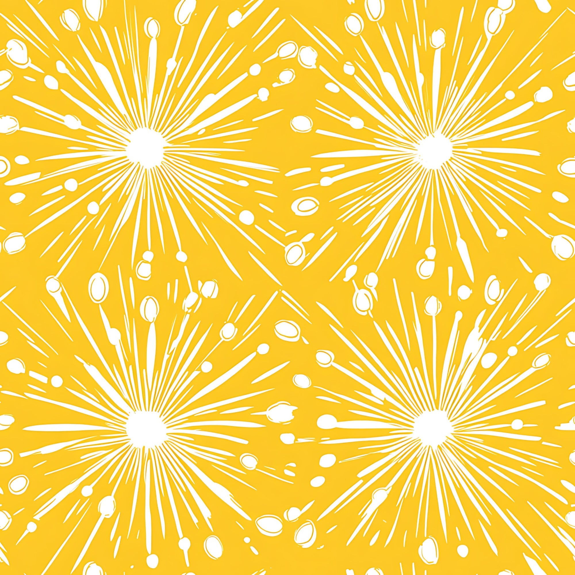 Lemon Burst Pattern 13 Minky Fabric