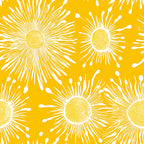 Lemon Burst Pattern 14 Minky Fabric