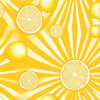 Lemon Burst Pattern 19 Minky Fabric