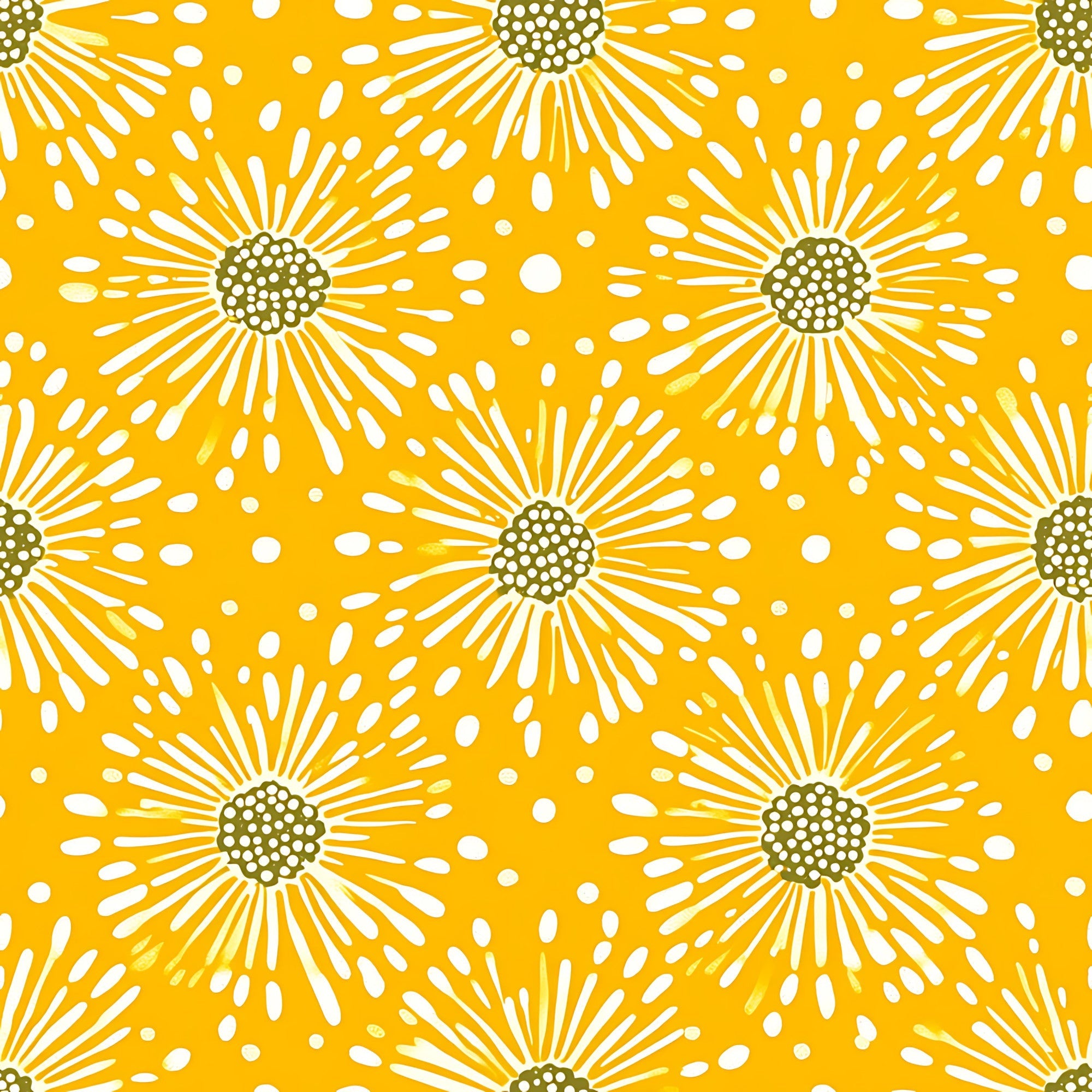 Lemon Burst Pattern 1 Minky Fabric