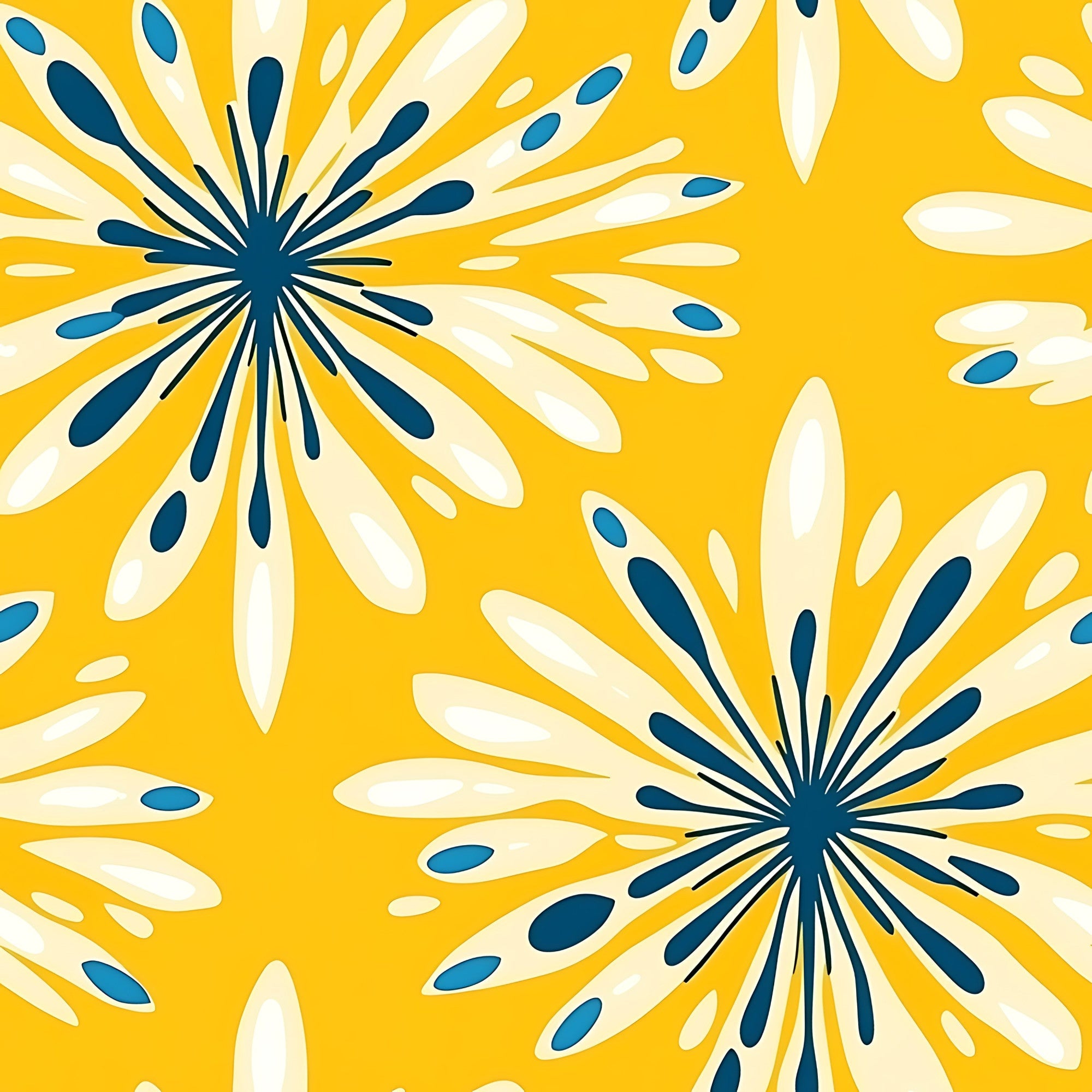 Lemon Burst Pattern 20 Minky Fabric