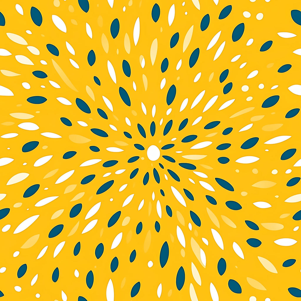 Lemon Burst Pattern 2 Minky Fabric