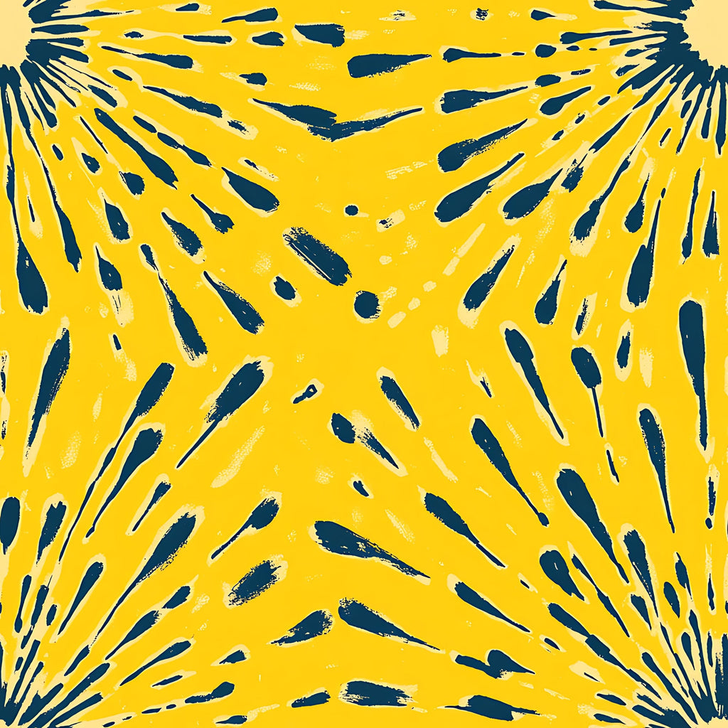 Lemon Burst Pattern 3 Minky Fabric
